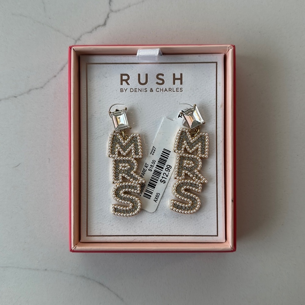 New With Tags MRS Earrings